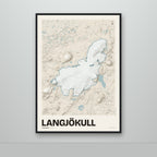Langjökull – Sandur, blár