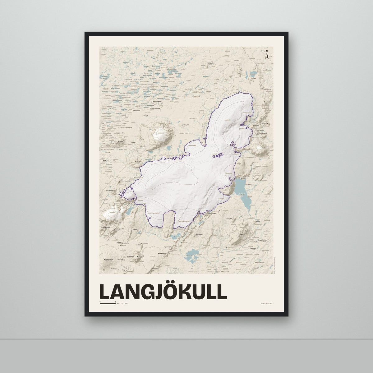 Langjökull – Sandur, lúpínufjólublár