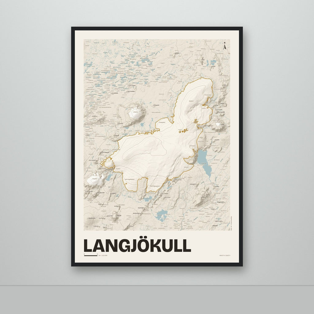 Langjökull – Sandur, okkurgulur
