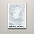 Mýrdalsjökull – Ljóst, blár