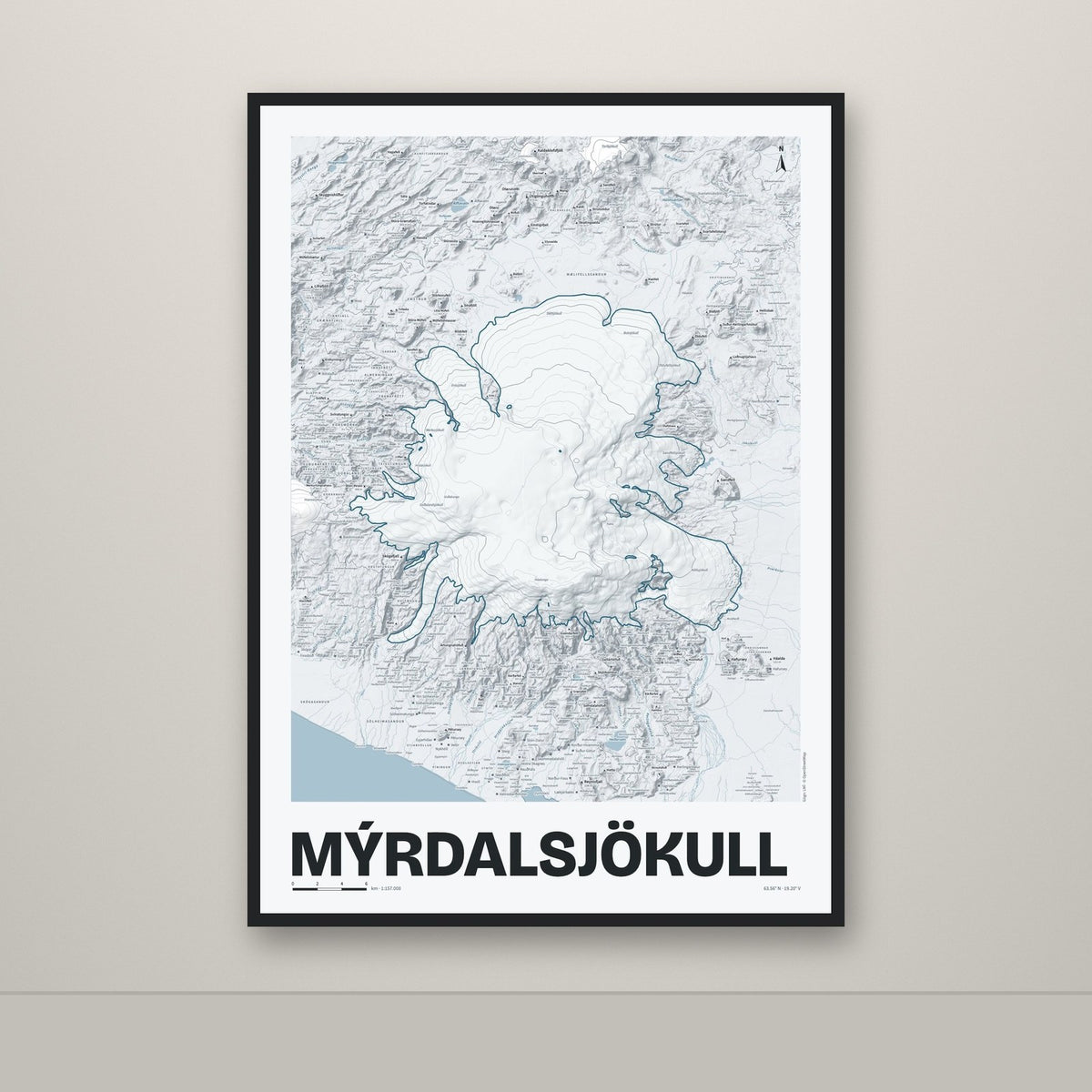 Mýrdalsjökull – Ljóst, blár