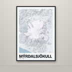 Mýrdalsjökull – Ljóst, lúpínufjólublár