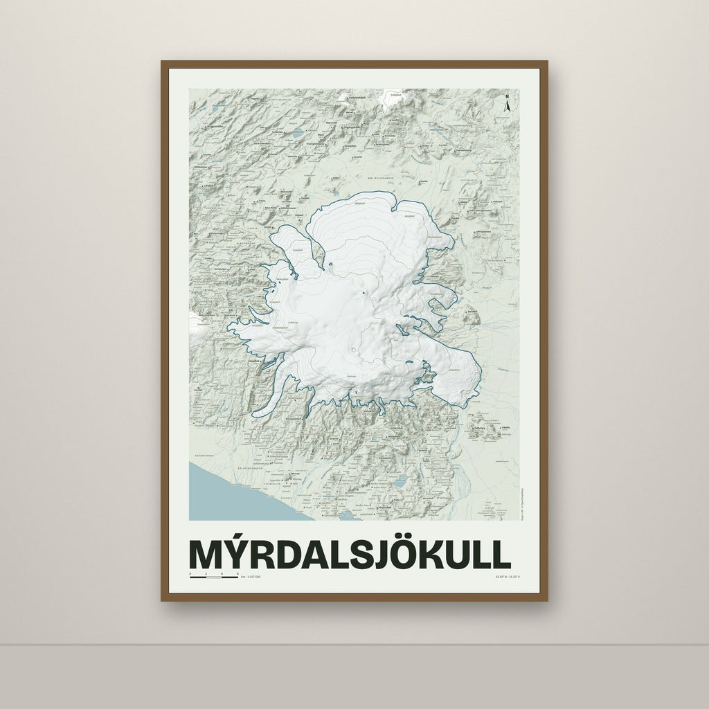 Mýrdalsjökull – Mosi, blár