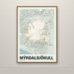 Mýrdalsjökull – Mosi, okkurgulur