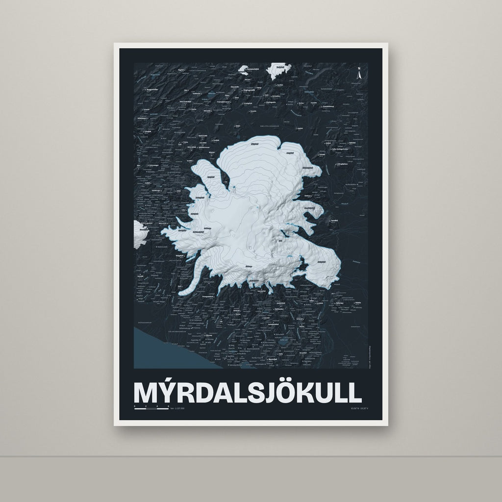 Mýrdalsjökull – Nótt, blár