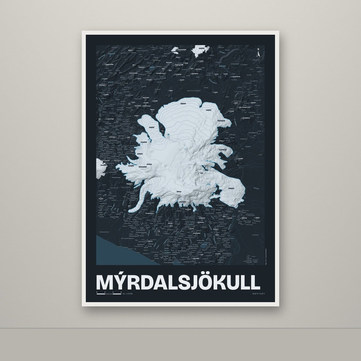 Mýrdalsjökull – Nótt, blár