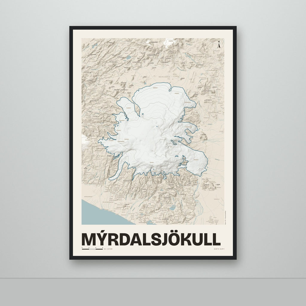Mýrdalsjökull – Sandur, blár