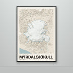 Mýrdalsjökull – Sandur, blár