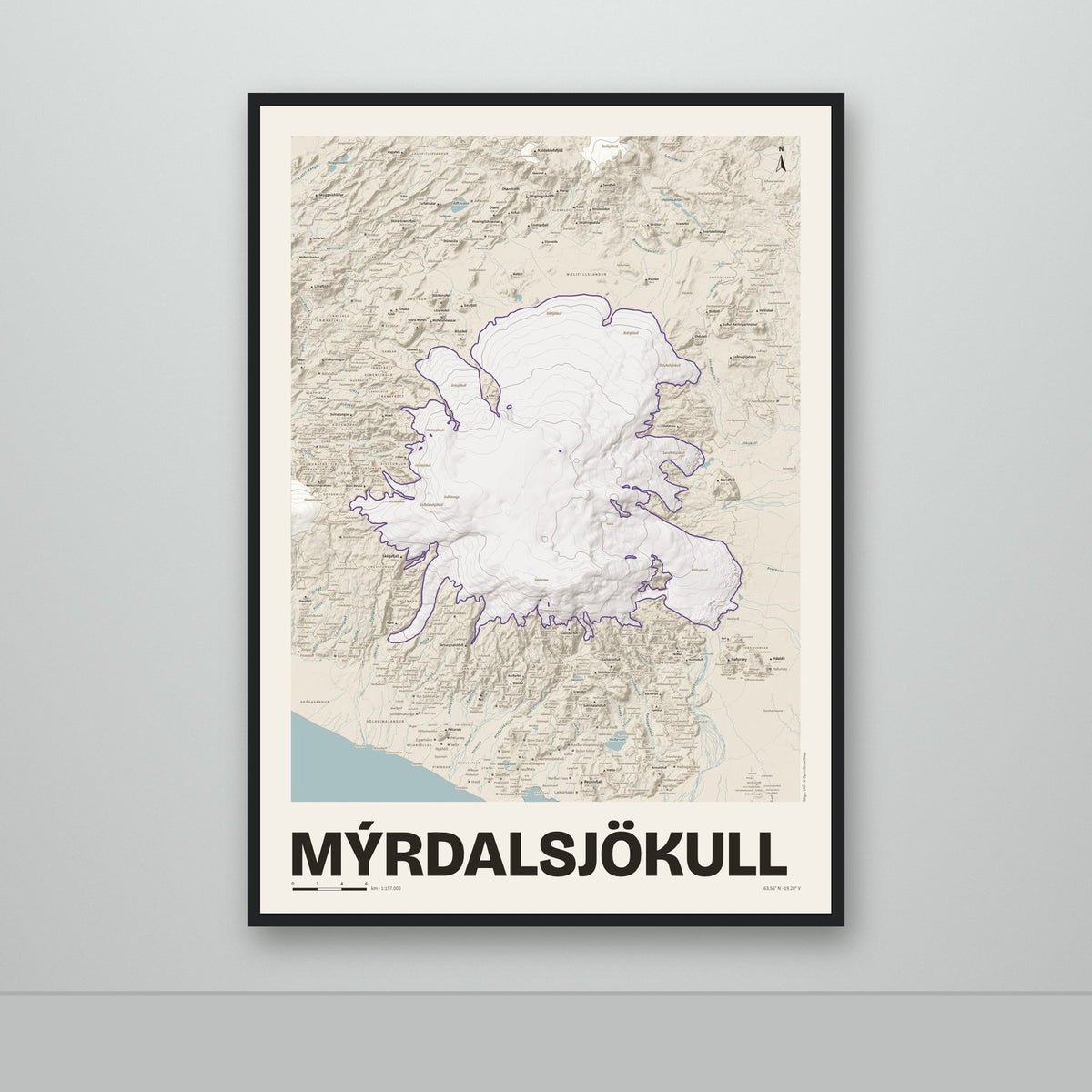 Mýrdalsjökull – Sandur, lúpínufjólublár