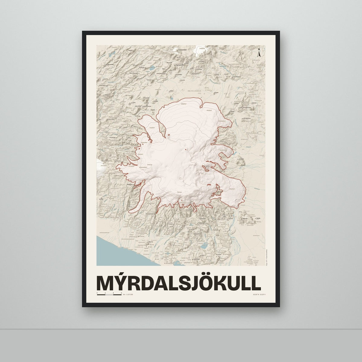 Mýrdalsjökull – Sandur, rauður
