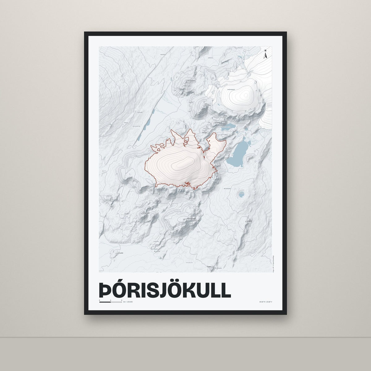 Þórisjökull – Ljóst, rauður