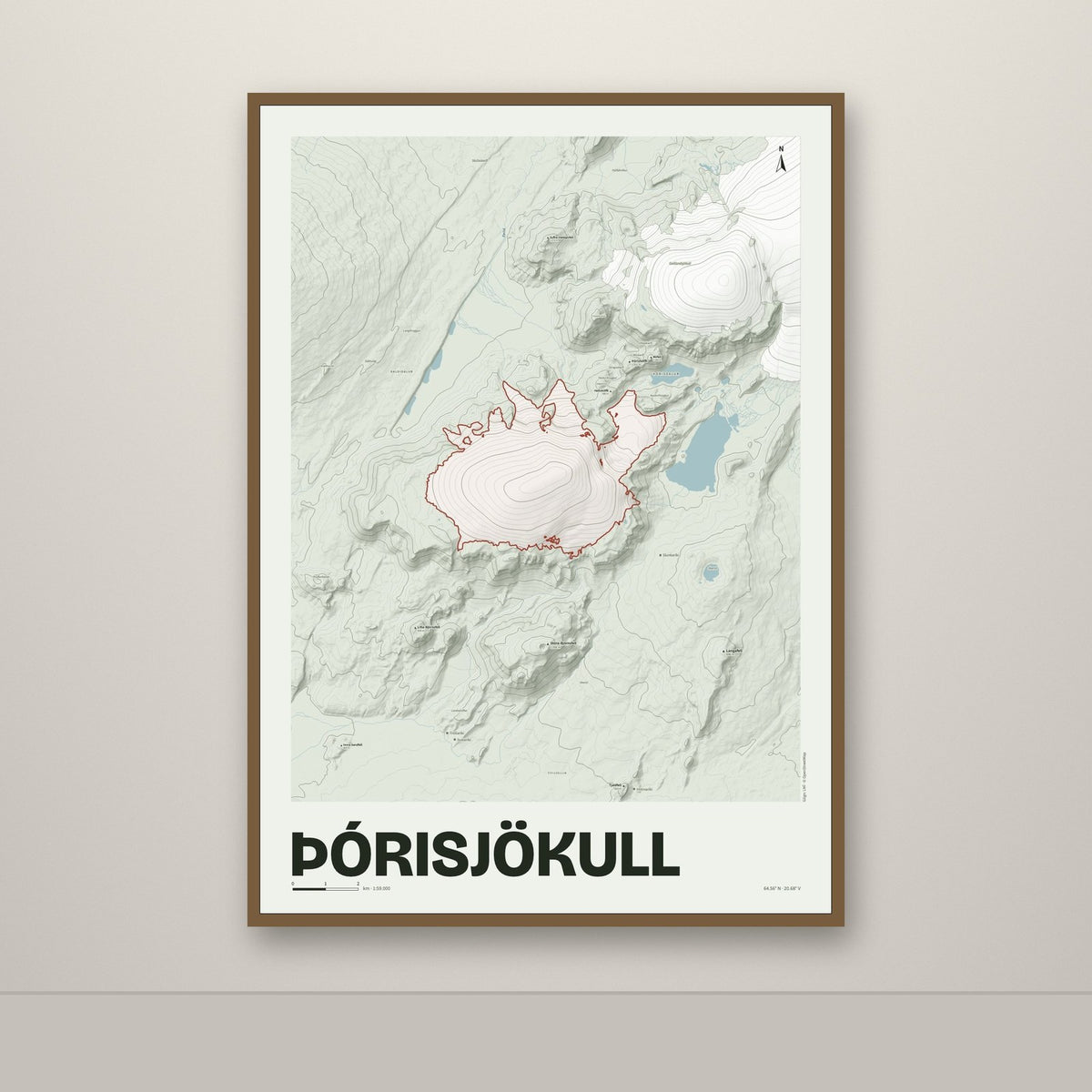 Þórisjökull – Mosi, rauður