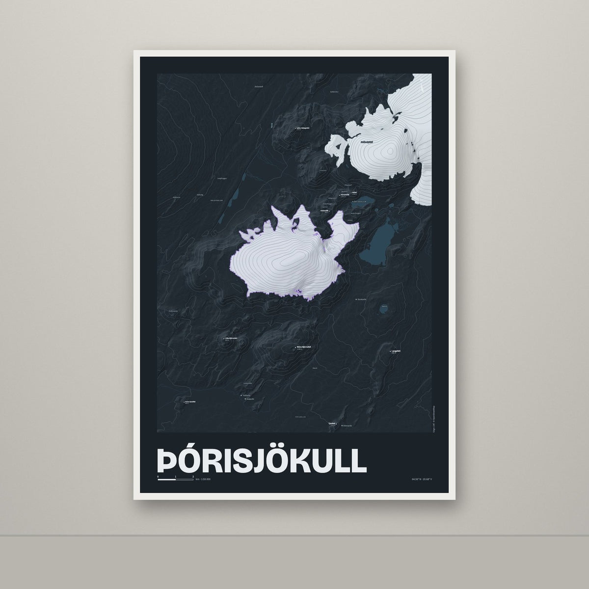 Þórisjökull – Nótt, lúpínufjólublár