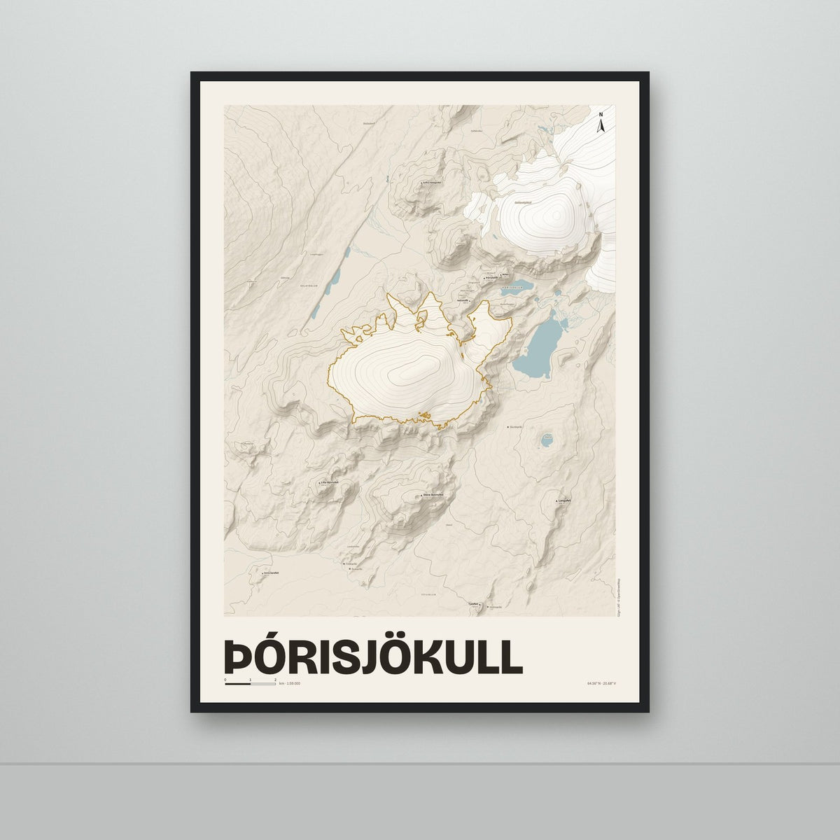 Þórisjökull – Sandur, okkurgulur