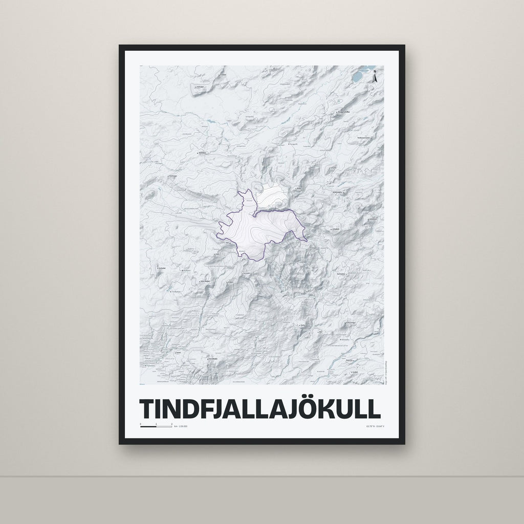 Tindfjallajökull – Ljóst, lúpínufjólublár