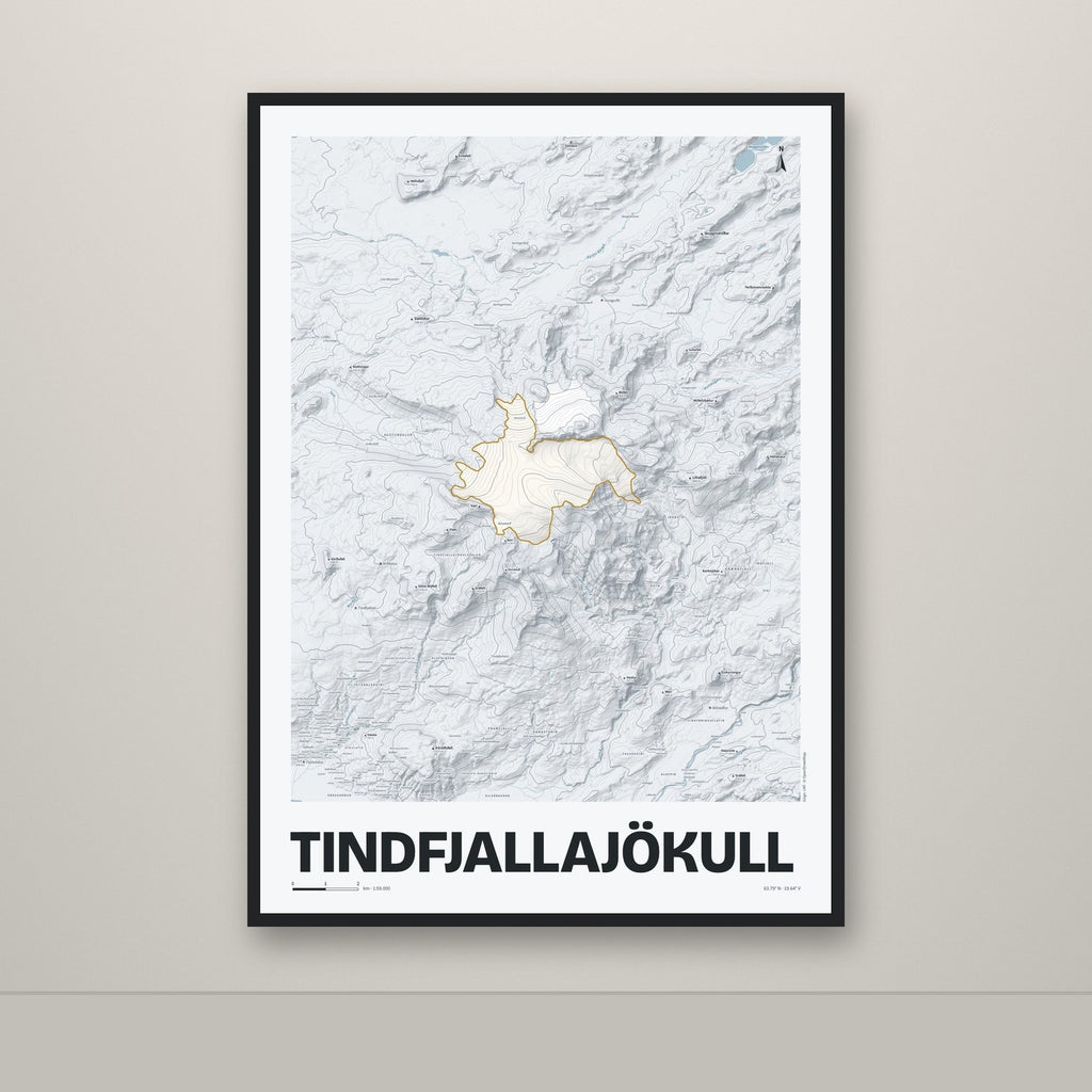 Tindfjallajökull – Ljóst, okkurgulur