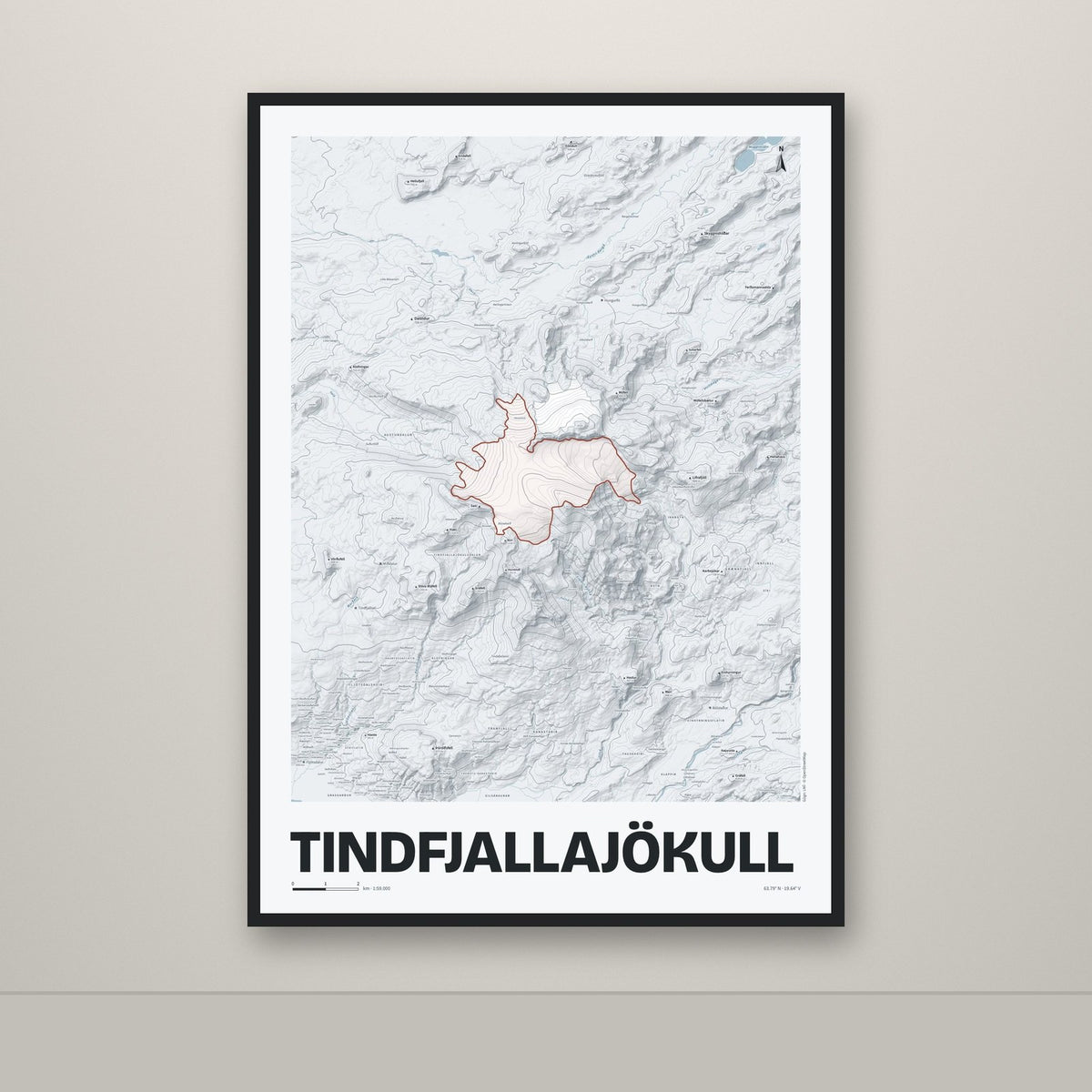 Tindfjallajökull – Ljóst, rauður