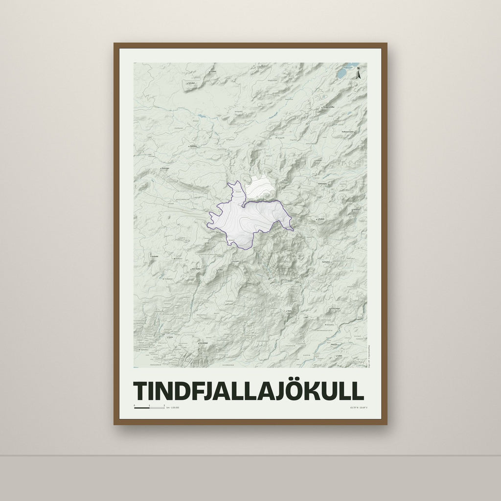 Tindfjallajökull – Mosi, lúpínufjólublár