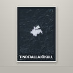 Tindfjallajökull – Nótt, lúpínufjólublár