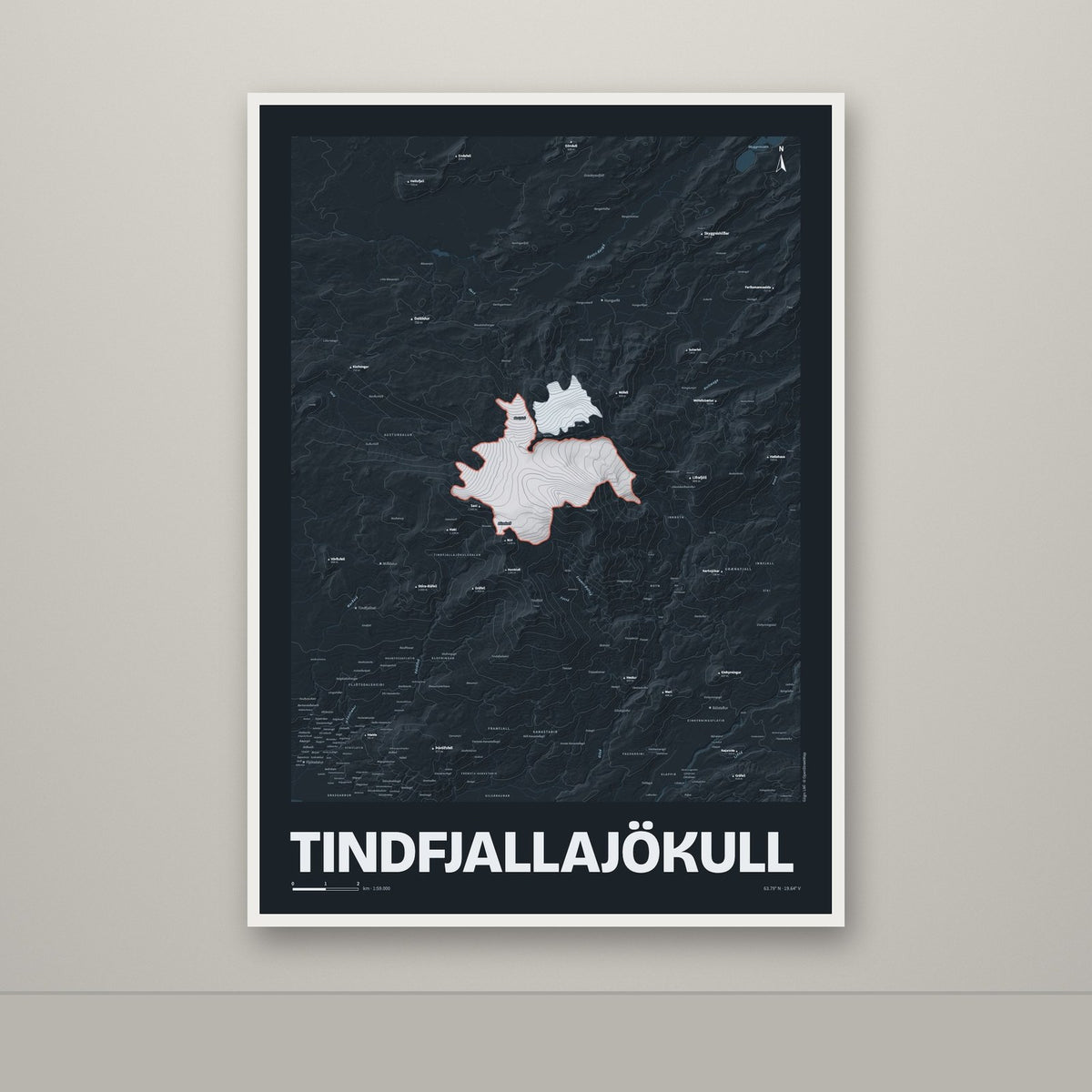 Tindfjallajökull – Nótt, rauður