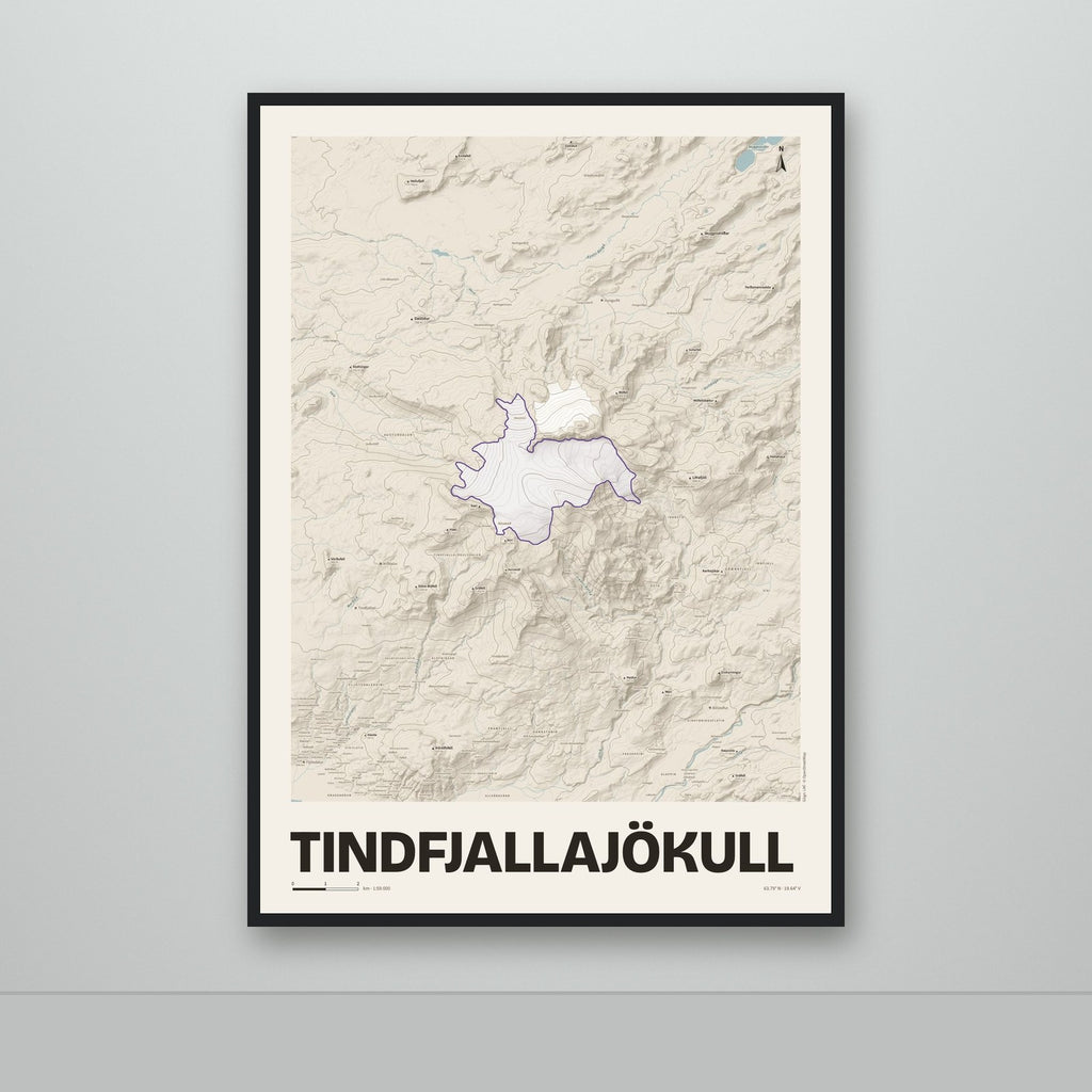 Tindfjallajökull – Sandur, lúpínufjólublár