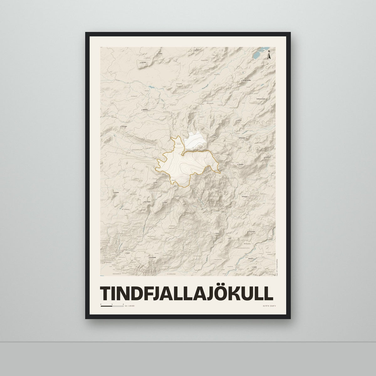 Tindfjallajökull – Sandur, okkurgulur