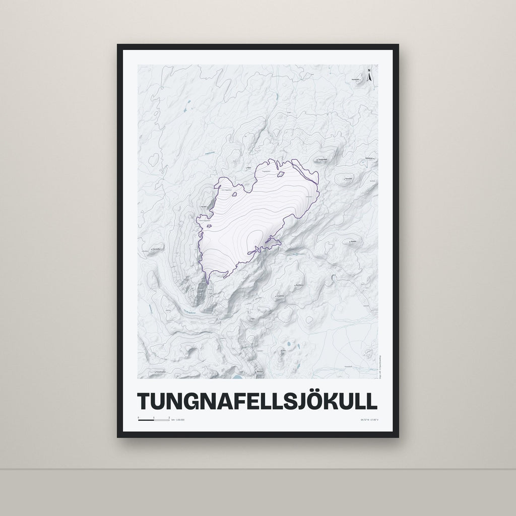 Tungnafellsjökull – Ljóst, lúpínufjólublár