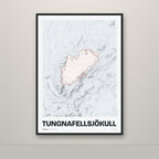 Tungnafellsjökull – Ljóst, rauður