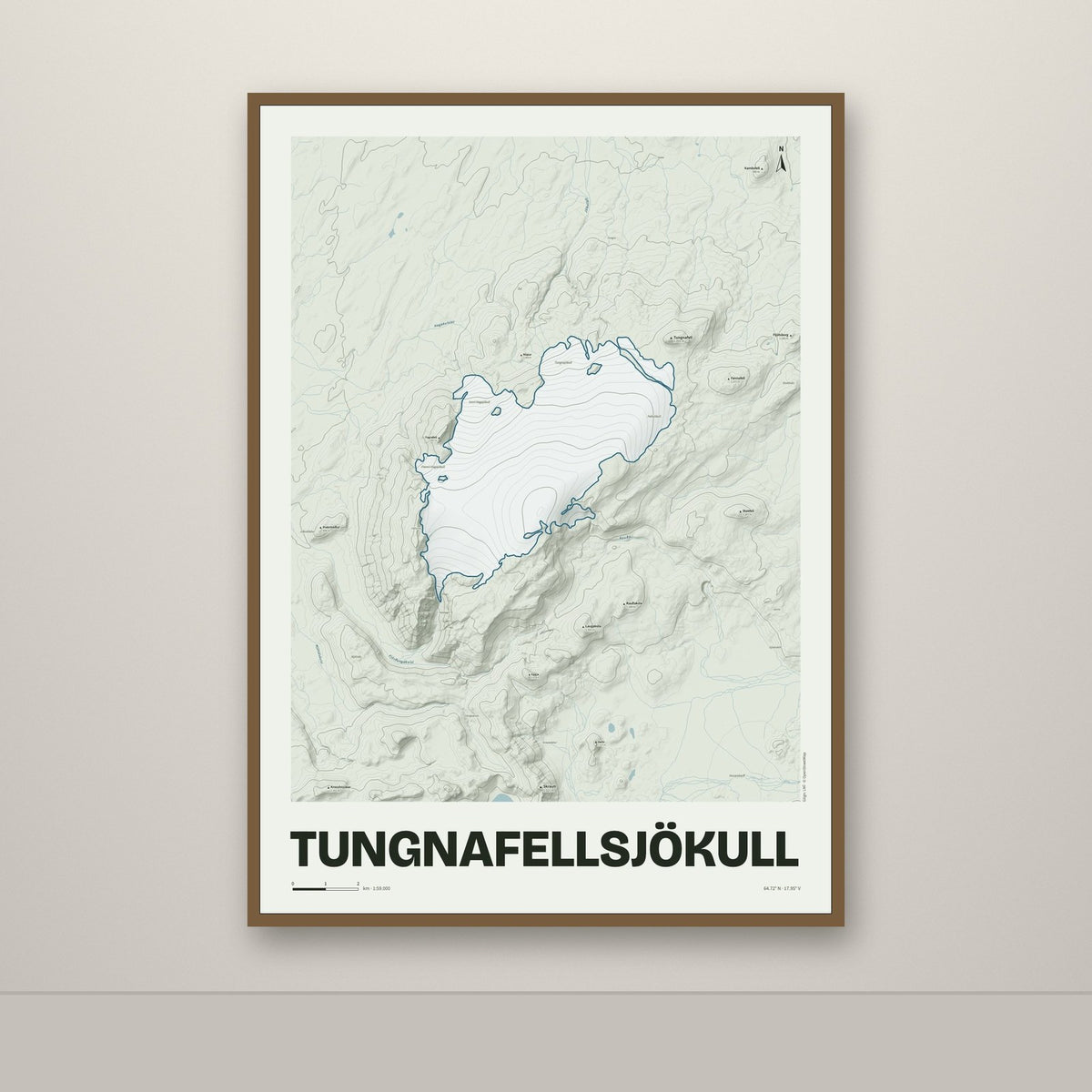 Tungnafellsjökull – Mosi, blár