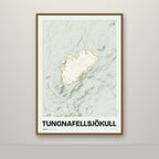 Tungnafellsjökull – Mosi, okkurgulur