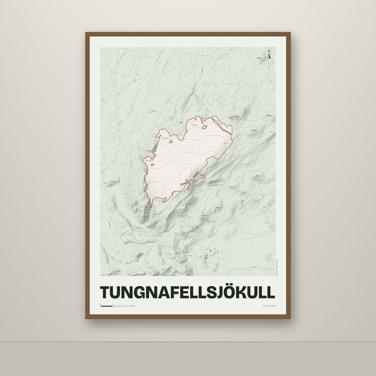 Tungnafellsjökull – Mosi, rauður