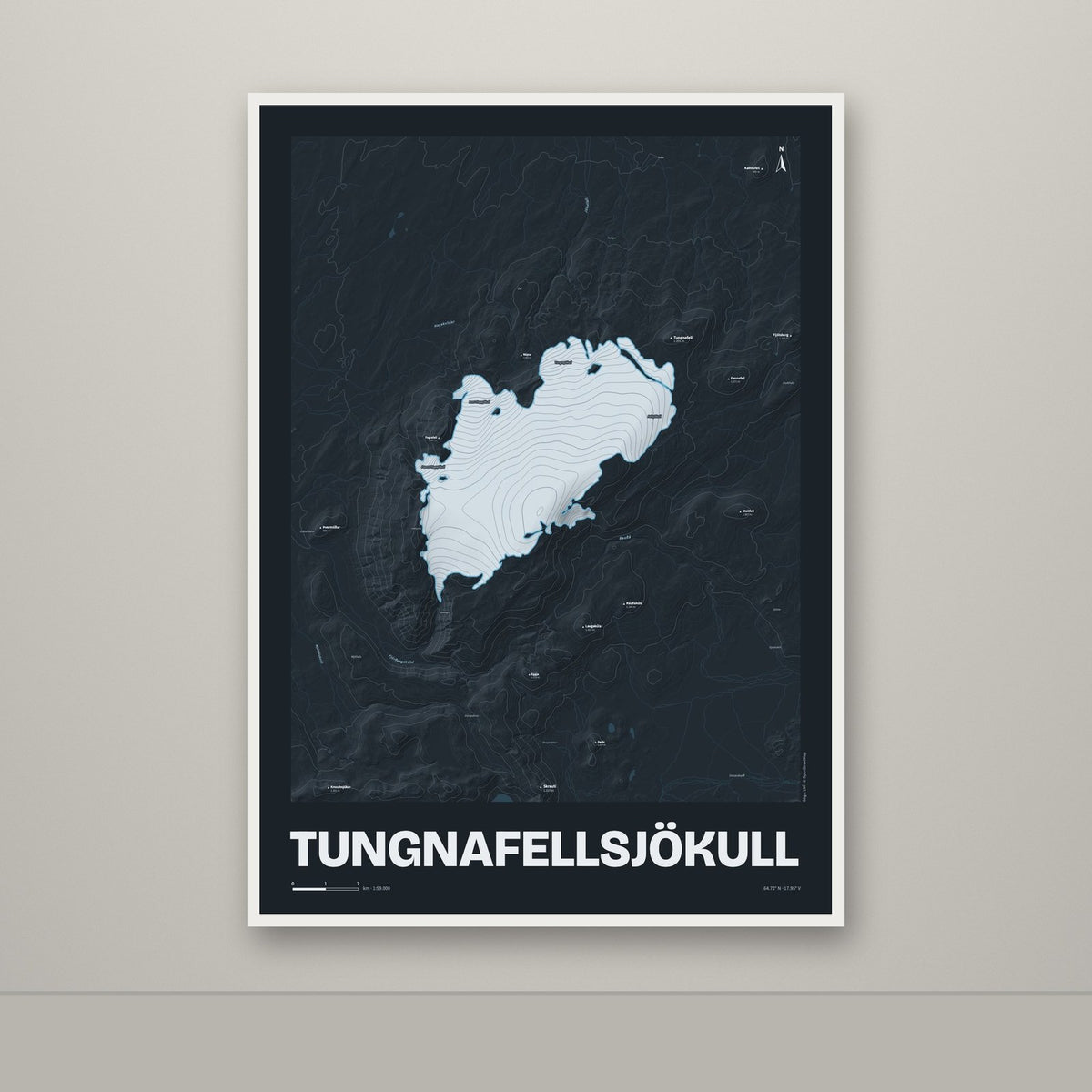 Tungnafellsjökull – Nótt, blár