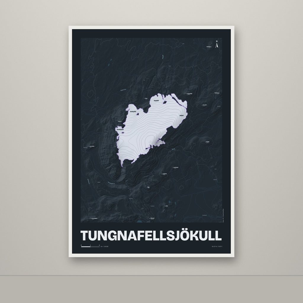 Tungnafellsjökull – Nótt, lúpínufjólublár