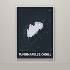 Tungnafellsjökull – Nótt, lúpínufjólublár