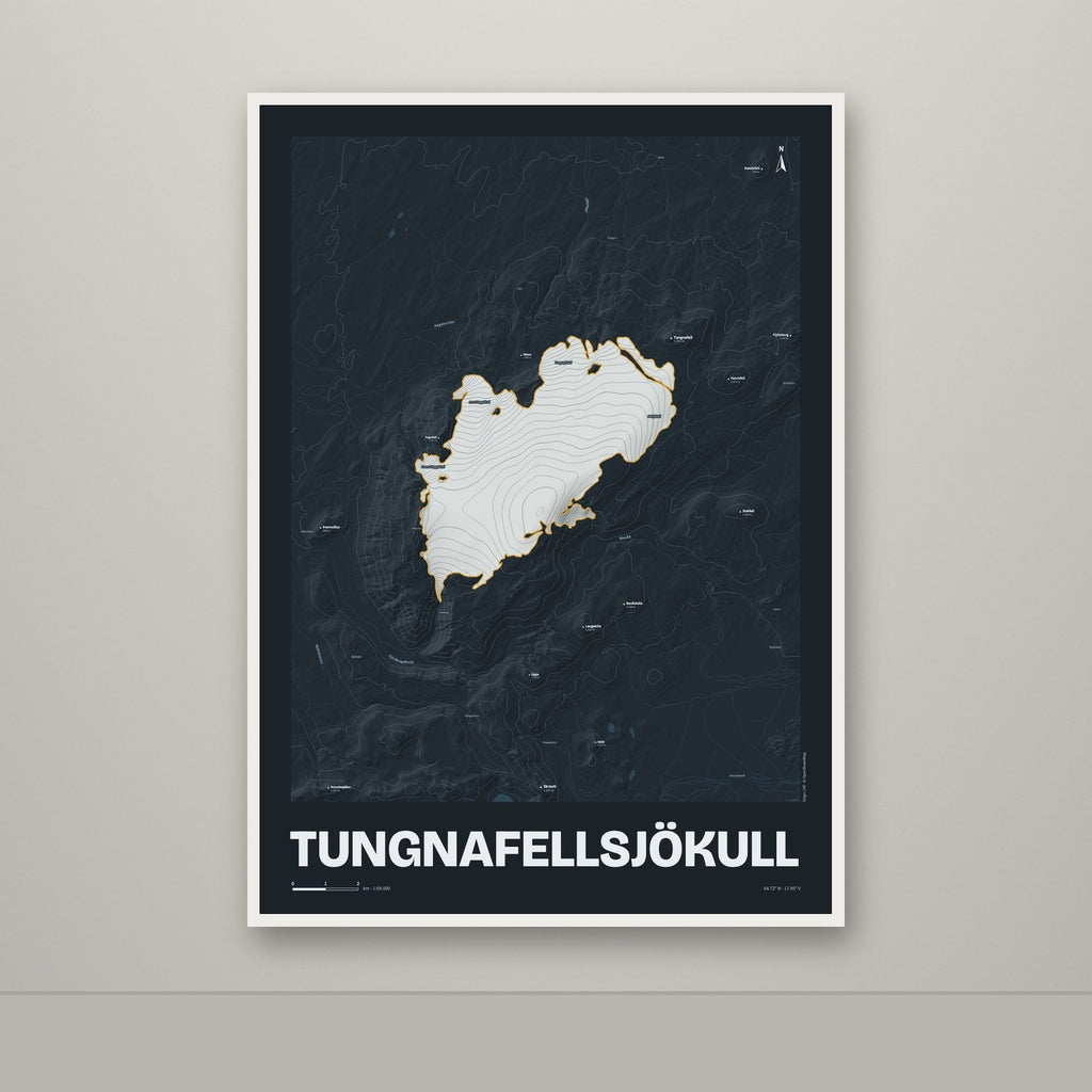 Tungnafellsjökull – Nótt, okkurgulur