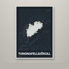 Tungnafellsjökull – Nótt, okkurgulur