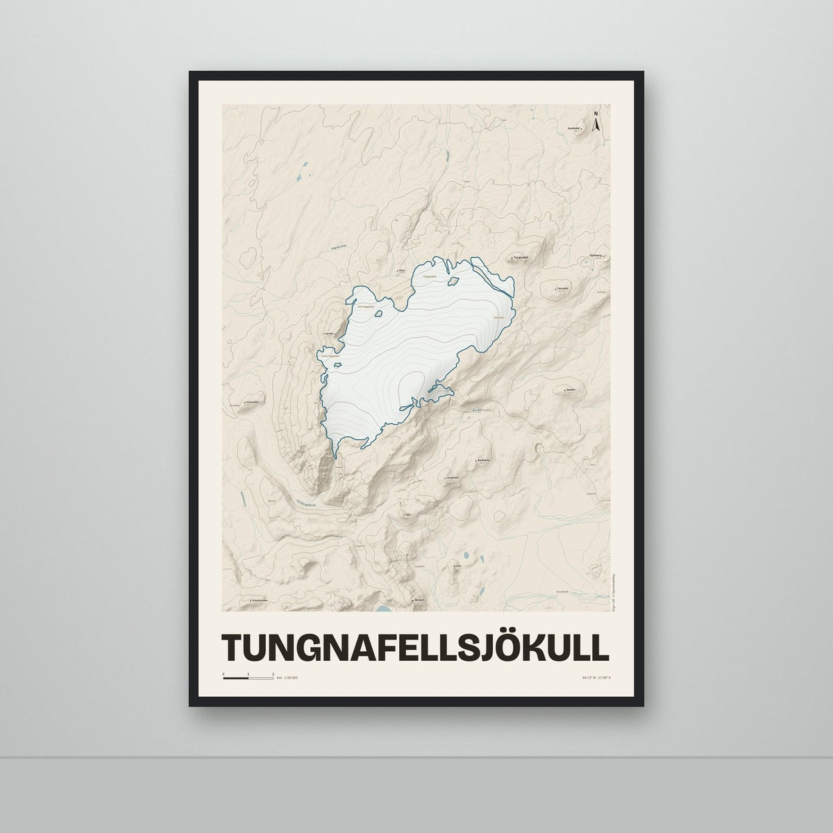 Tungnafellsjökull – Sandur, blár