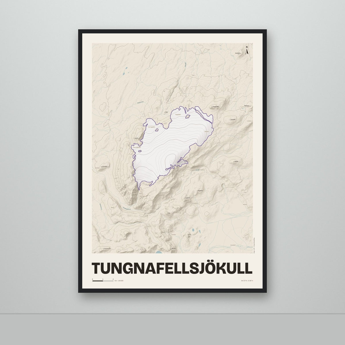 Tungnafellsjökull – Sandur, lúpínufjólublár