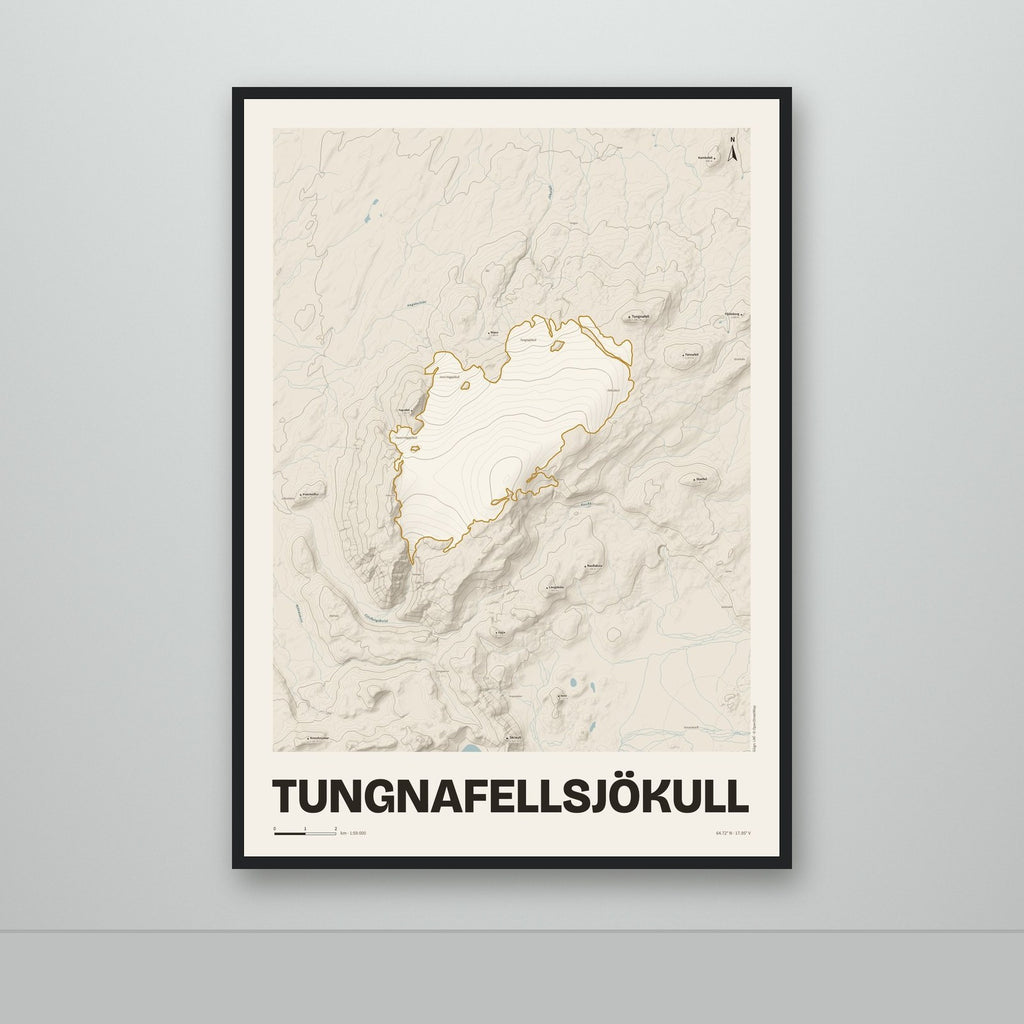 Tungnafellsjökull – Sandur, okkurgulur