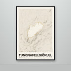 Tungnafellsjökull – Sandur, okkurgulur