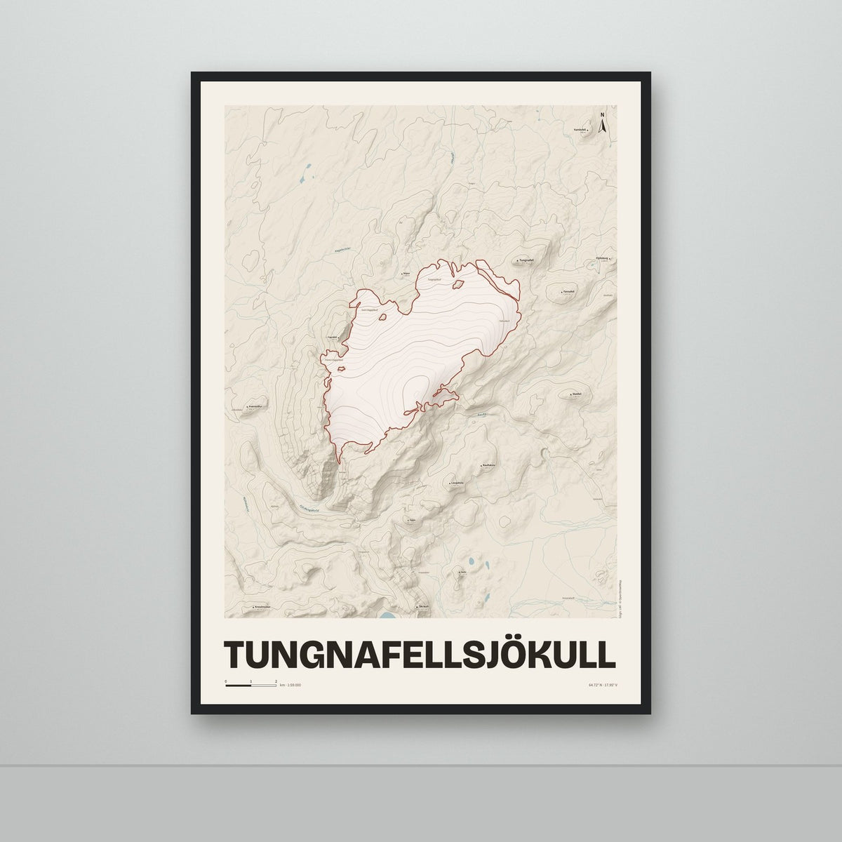 Tungnafellsjökull – Sandur, rauður