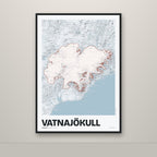 Vatnajökull – Ljóst, rauður