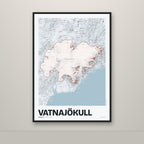 Vatnajökull – Ljóst, rauður