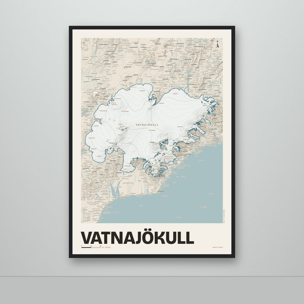 Vatnajökull – Sandur, blár