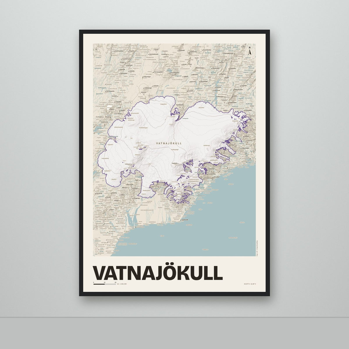 Vatnajökull – Sandur, lúpínufjólublár