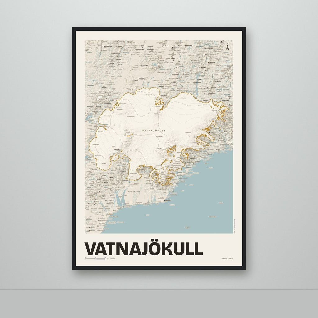 Vatnajökull – Sandur, okkurgulur