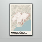 Vatnajökull – Sandur, rauður