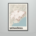 Vatnajökull – Sandur, rauður