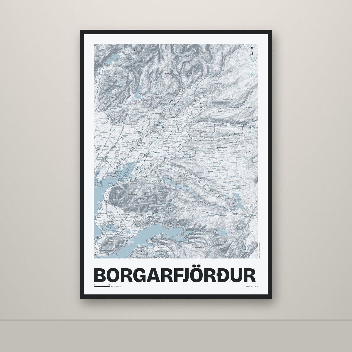 Borgarfjörður – Ljóst, lúpínufjólublár
