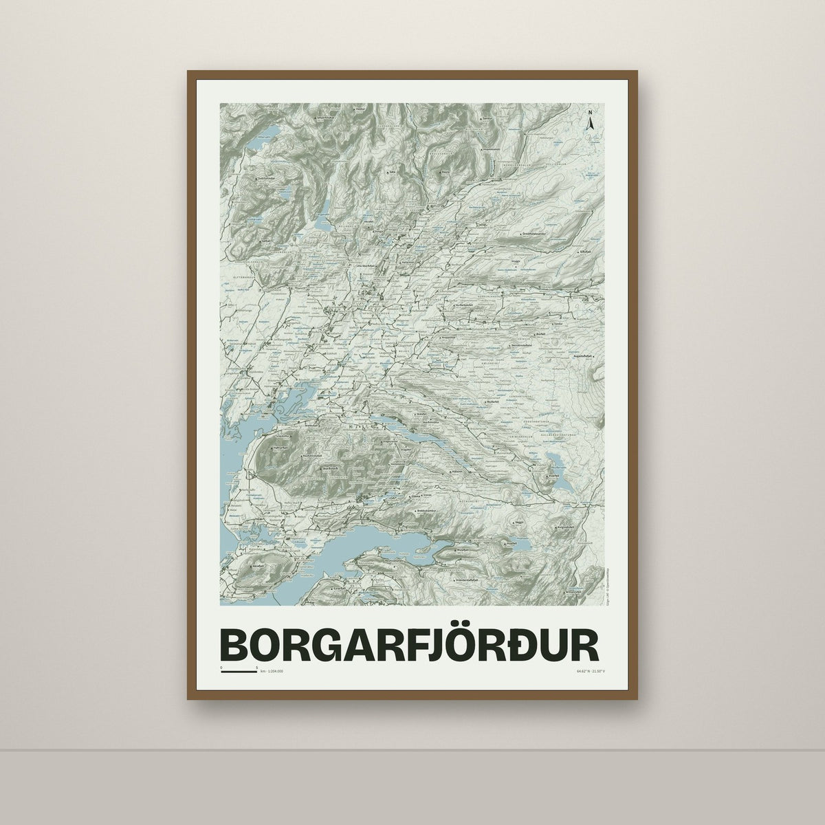 Borgarfjörður – Mosi, blár
